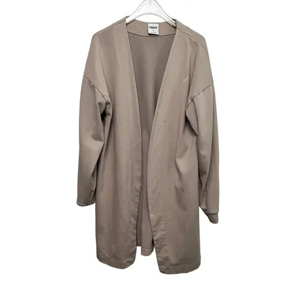 Gymshark x Whitney Simmons Oversized Cardigan Beige/S - Picture 2 of 8